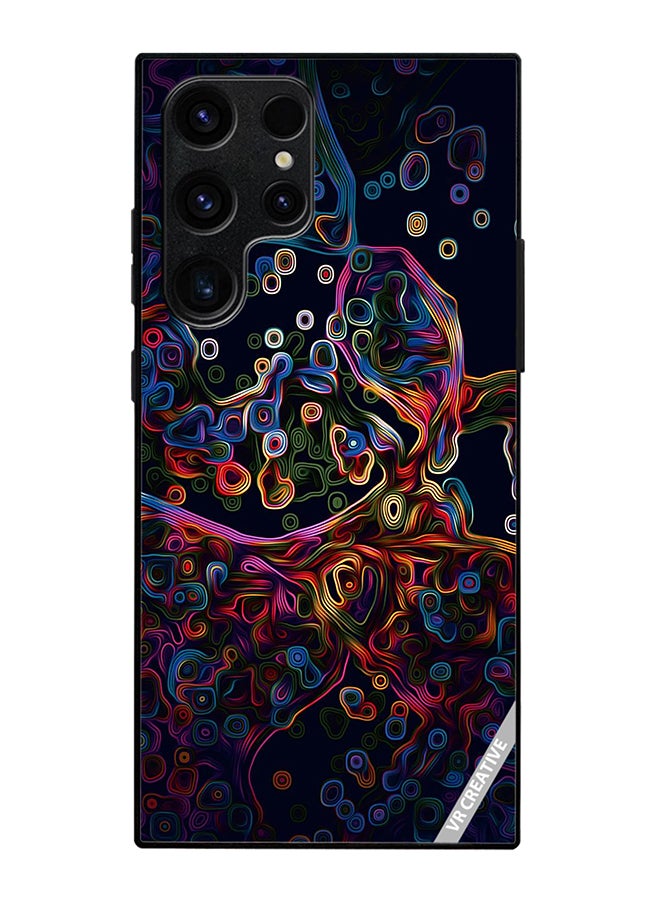 VR CREATIVE Protective Case Cover For Samsung Galaxy S25 Ultra Abstract Design Multicolour