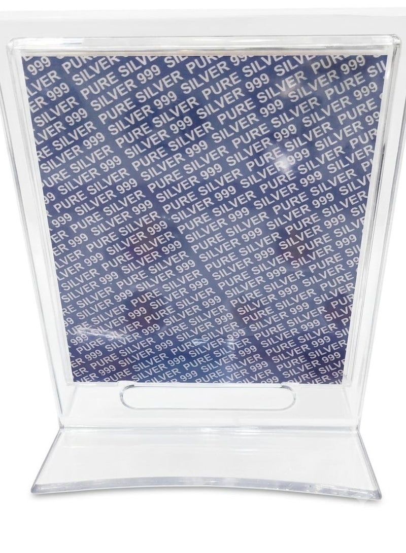 KHUSHBOO JEWELS PURE 999 SILVER ASHTAVINAYAK SHREE GANESH YANTRA FRAME (16.5*12.5CM) - Image 2