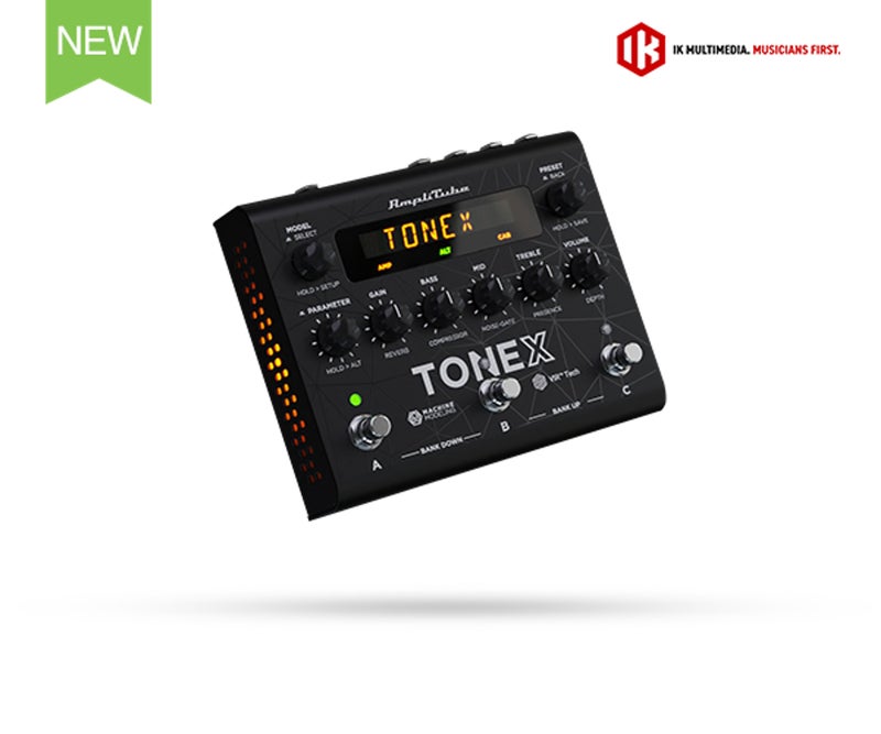 IK Multimedia TONEX Pedal AI Tone Modeling Guitar Multi Effects Floor Pedal Amp Cabinet  Simulator - Image 1