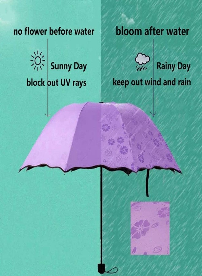 REXERA Portable Auto Travel Umbrella - Umbrellas for Rain Windproof, Strong & Easy Auto Open/Close Button for Single Use Umbrella for Wind and Rain, Perfect Car Umbrella for Men & Women (PURPLE) - Image 5