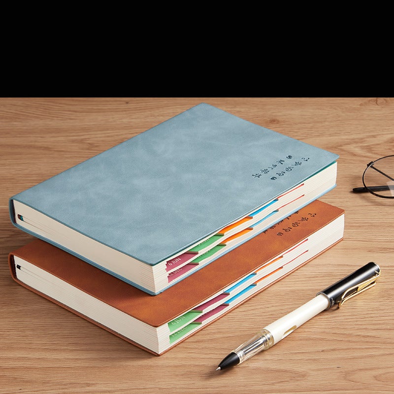 High-Quality U-Ring A5 Binder Business Gift Box Set, Thickened 360-Page Planner Pu Notebook Journal - Image 4