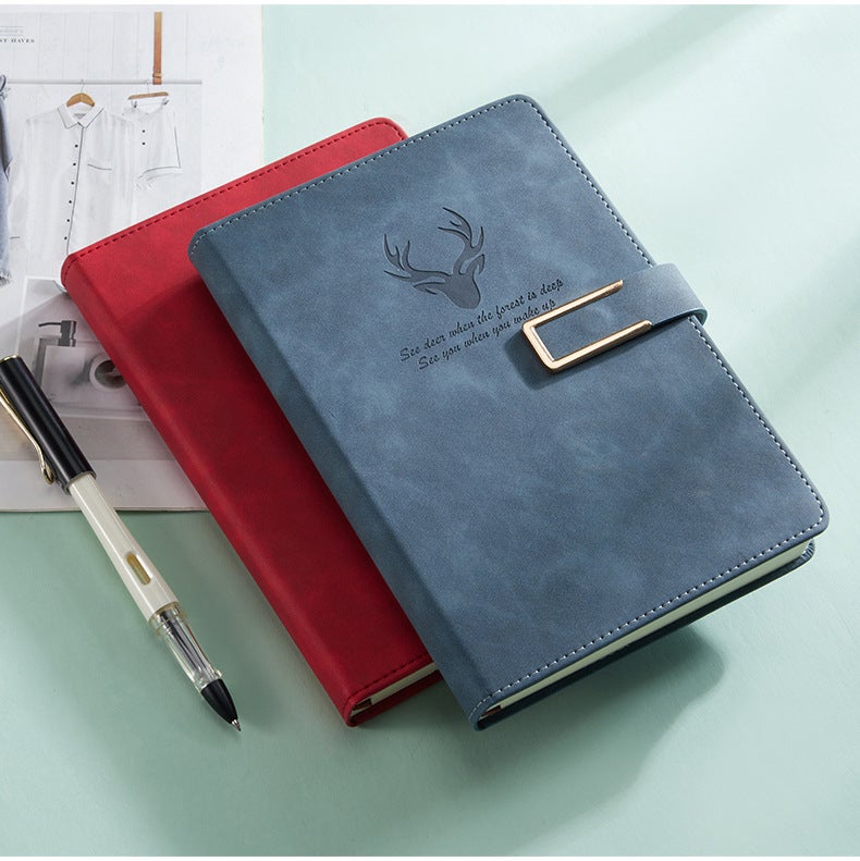 High-Quality U-Ring A5 Binder Business Gift Box Set, Thickened 360-Page Planner Pu Notebook Journal - Image 3