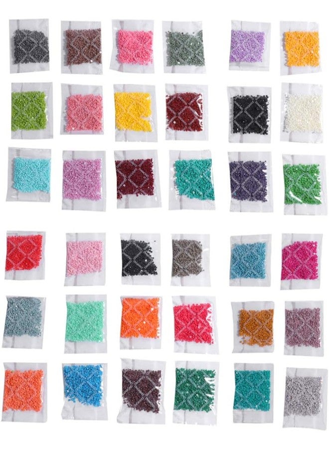 klarako 36 Packs Diamond Painting Replacement Round Diamonds for Missing Drills of Diamond Cross Stitch - Image 1