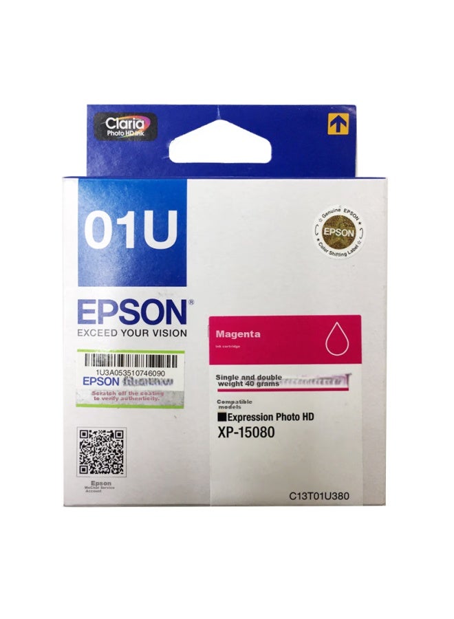 إبسون Epson 01u خرطوشة حبر أرجواني (متوافق مع Xp-15080) - Image 1