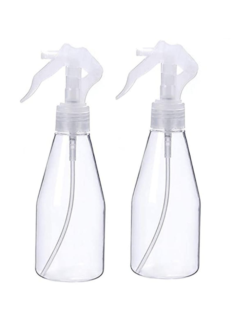 Suntown Clear Plastic Spray Bottles, Misting Spray Bottle, Misting Bottle, Clear Iron Spray Bottle, Leak-proof Water Spray Bottle Hair Sprayer Empty Spray Bottles 2PCS 200ml - Image 1