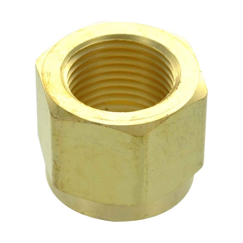 Western Enterprises CO-2 Regulator Inlet Nuts, Carbon Dioxide (CO2), Brass, CGA-320 - Image 1