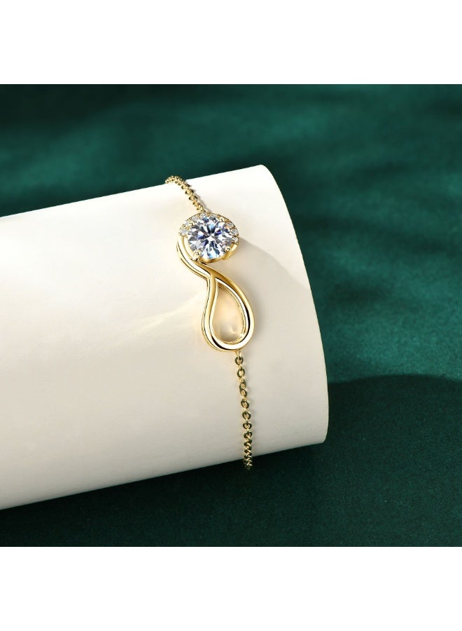 KUYING New Infinite Eternal Unscented Mosan Diamond Bracelet - Image 4