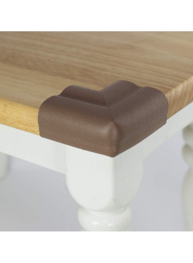 KidKusion Jumbo Corner Cushion | Made in USA | Brown | 4 Pack | Furniture and Corner Protector - Image 2