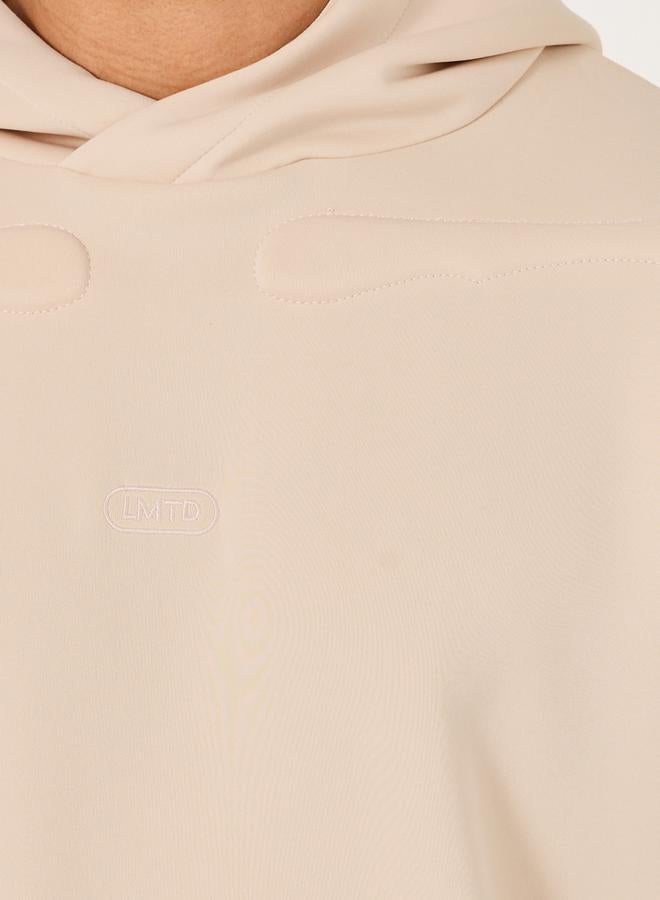 ستايلي هودي سكوبا بوكسي فاخر بنقش خلفي - Image 4