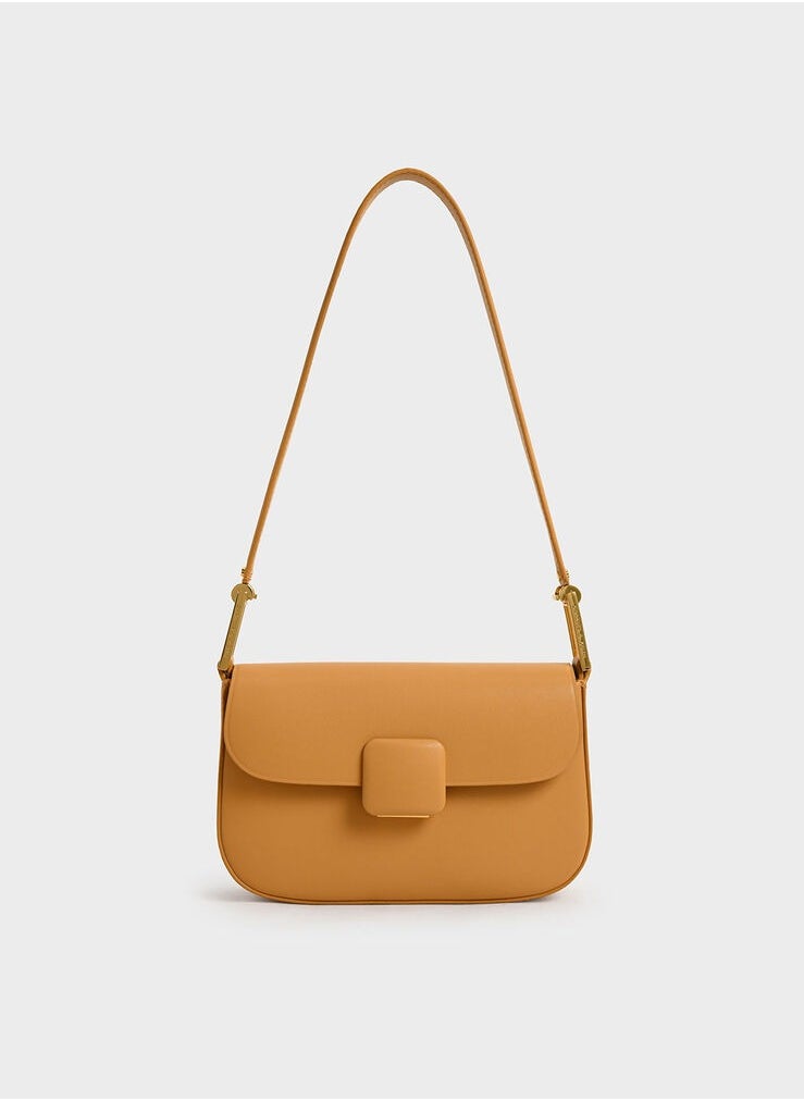 Charles & Keith Koa Square Push-Lock Shoulder Bag  - Image 1