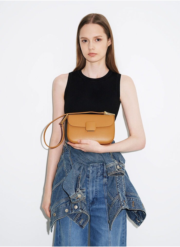 Charles & Keith Koa Square Push-Lock Shoulder Bag  - Image 2