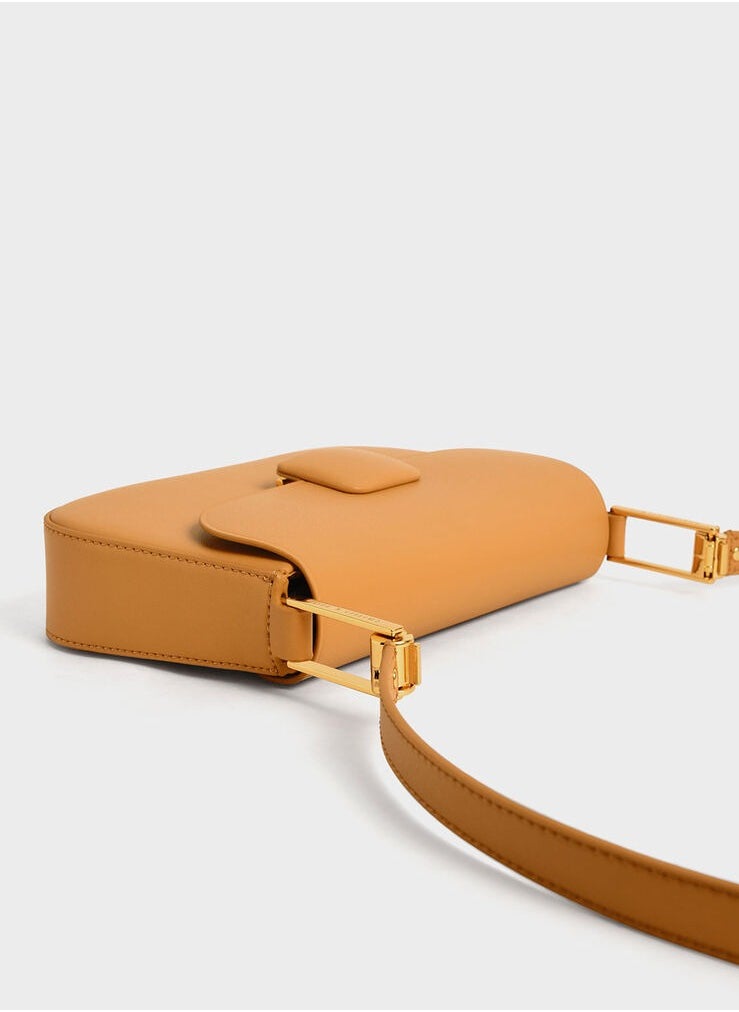 Charles & Keith Koa Square Push-Lock Shoulder Bag  - Image 4