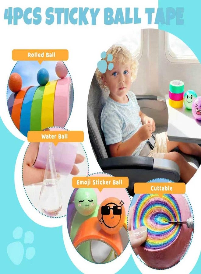 BENWIL Nano Tape Bubble Kit for Kids, 4 Sticky Ball Tapes and 6 Nano Tapes, Squishy Maker Making Kit, Crafts Toys for Kids Teens Boys Girls, Fun Stuff for Teens 11 Year Old Girls - Image 3