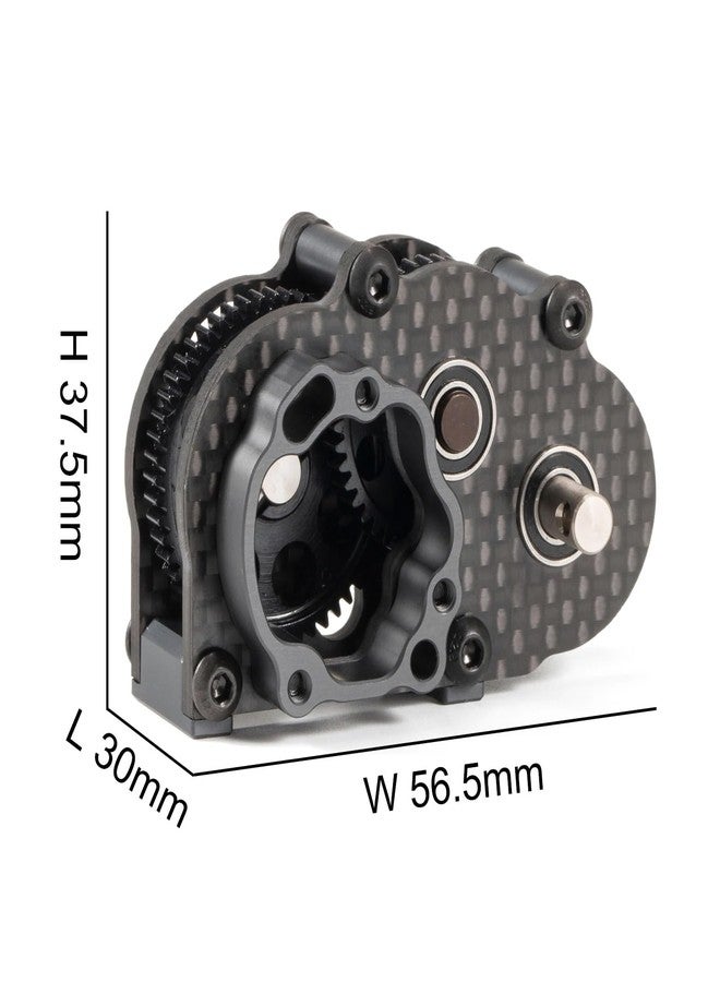 ZMHOBBY Carbon Fiber OD-3 Transmission Overdrive Gearbox 18.6% Front OD for 1/10 RC Crawler LCG Chassis Comp Rigs (Right Motor Version) - Image 4