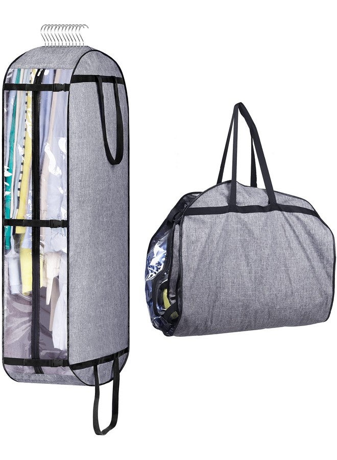 MISSLO MISSLO Hanging Garment Bags for Travel Suit Bags for Closet Storage 50" Moving Bags for Clothes Dress Cover for Coat, Jacket, Shirt, Clothing - Image 1