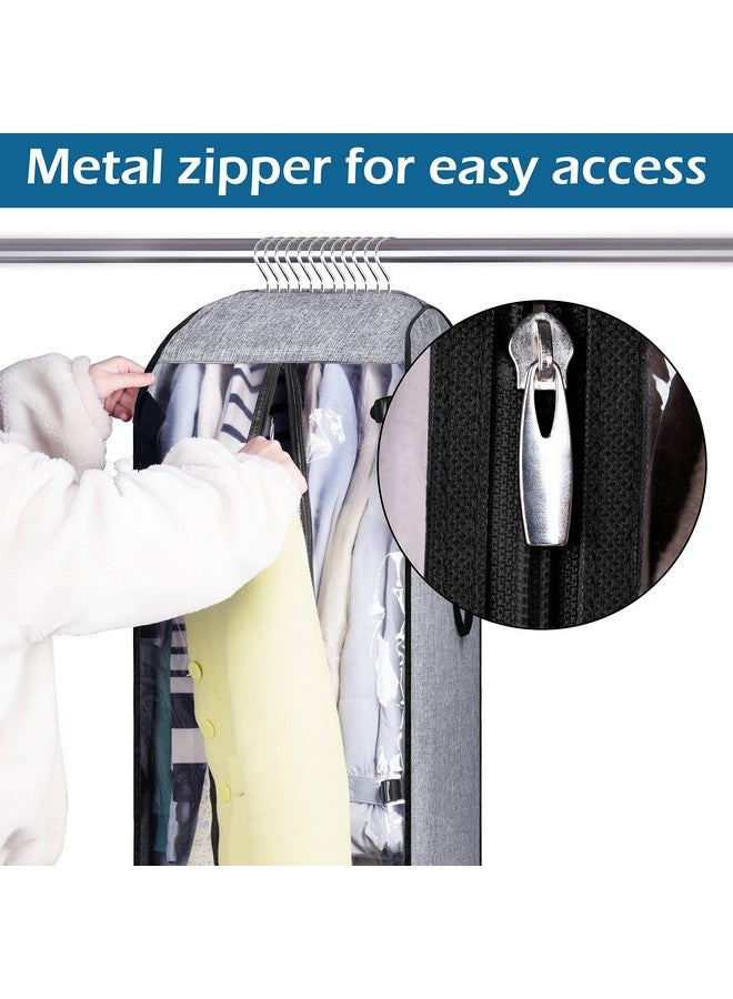 MISSLO MISSLO Hanging Garment Bags for Travel Suit Bags for Closet Storage 50" Moving Bags for Clothes Dress Cover for Coat, Jacket, Shirt, Clothing - Image 5