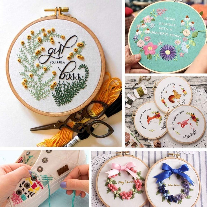 DIY Crafts Design # No 1, Pack Of 300 Pcs, Pack of 300 Skiens Embroidery Floss Cr (Design # No 1, Pack Of 300 Pcs) - Image 2