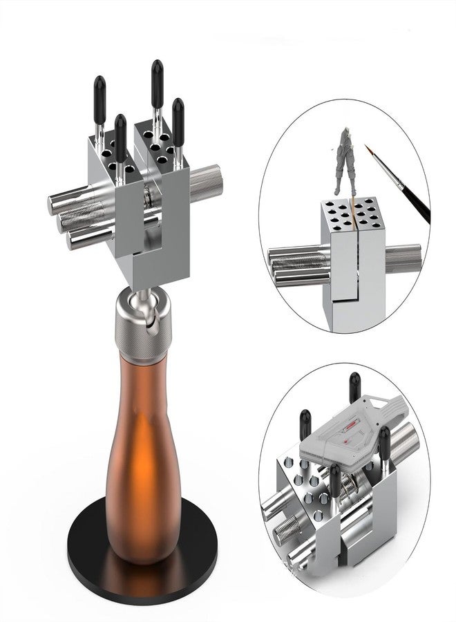 Asixxsix Mini Vise Table Top Clamp, 30mm Grip Width Adjustable Small Bench Vice with Handle and Base Portable Metal Workbench Vises for Hobby Craft Jewelry Watch Electronics - Image 5