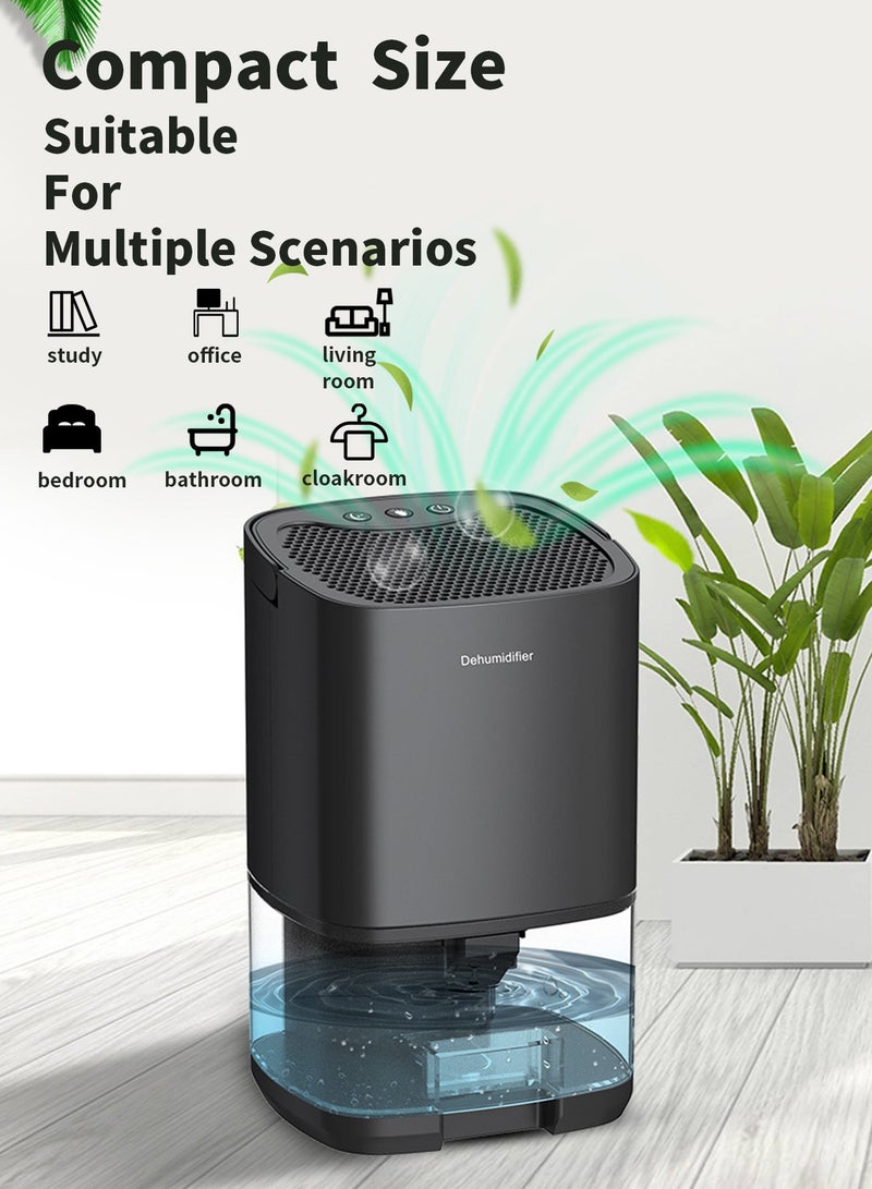 بكارنست مزيل رطوبة منزلي. خزان مياه بسعة 1000 مل، مناسب لغرف النوم والحمامات. يتميز بخاصية إزالة الرطوبة الذكية، وإضاءة RGB، وانخفاض مستوى الضوضاء، وثلاثة أوضاع مؤقت، مما يجعله مثالياً للاستخدام المنزلي. - Image 3