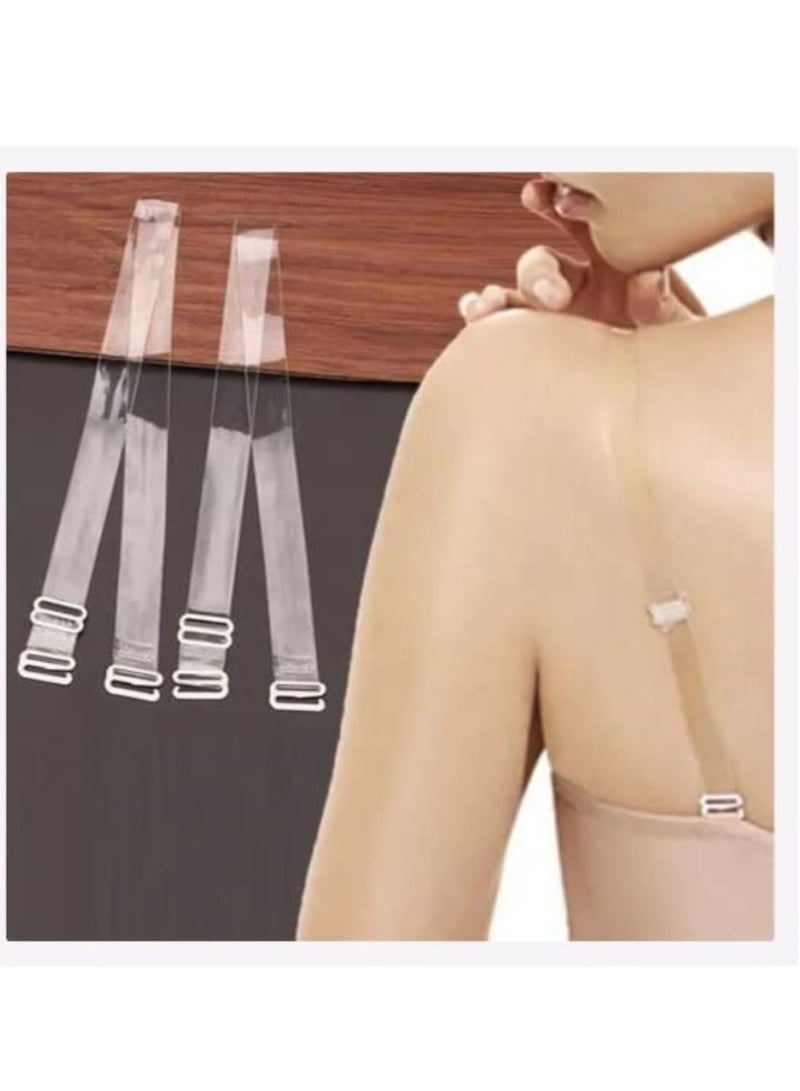 A Pair Of Transparent Bras Invisible Bra Straps  - Image 1