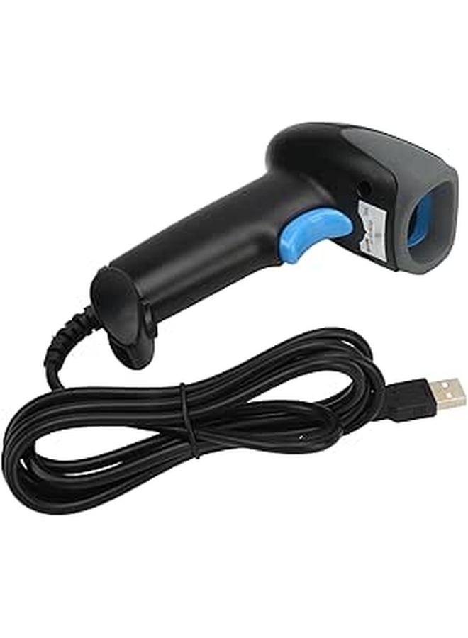 1D QR Scanner Handheld USB Plug Play Lightweight ABS Material For Logistics And Supermarkets - Image 1
