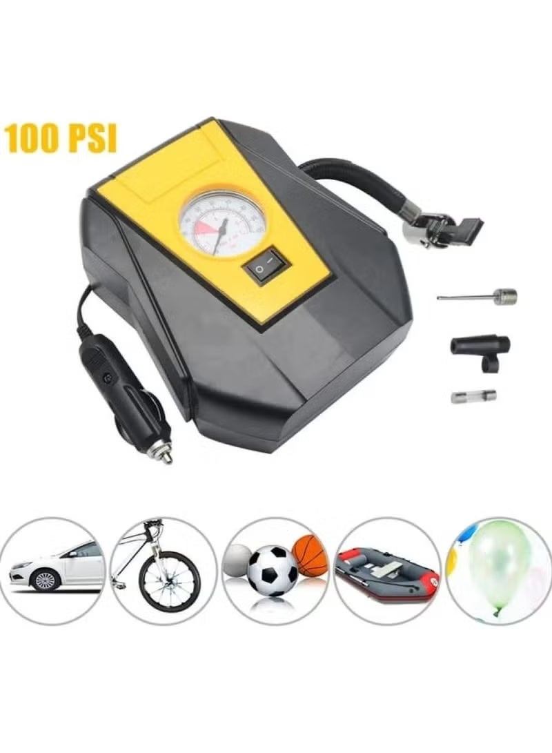 DENX DX1790 air pump, 70 watts, pressure up to 100 PSI, with 3 meter cable for various tires - Image 5