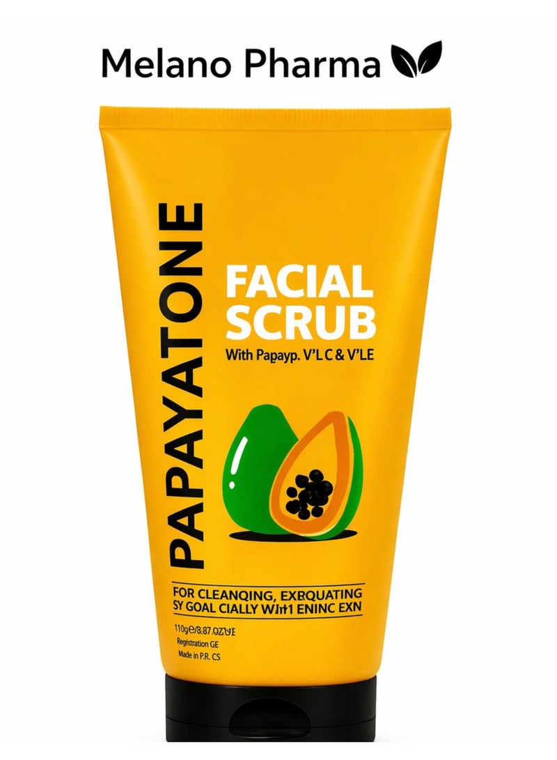 Melano Pharma Papayatone Facial Scrub Extra Whitening 150 g - Image 1