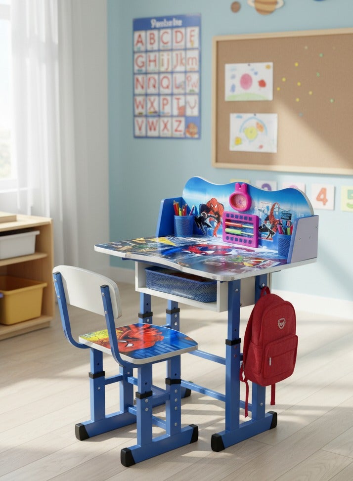 ترف كوم طاولة دراسية وكرسي - Image 3