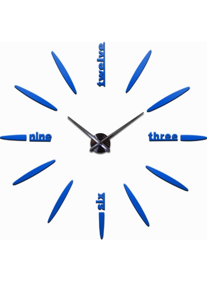 نيبمينينت Creative DIY Wall Clock Living Room Decoration Blue/Black - Image 1