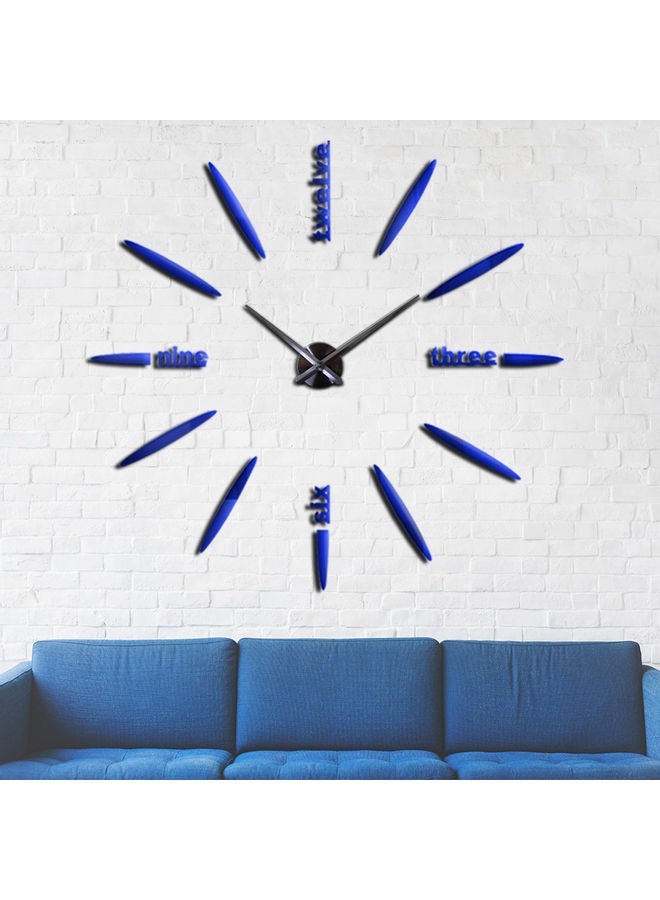 نيبمينينت Creative DIY Wall Clock Living Room Decoration Blue/Black - Image 2