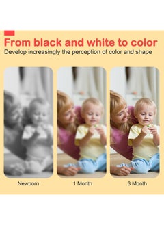 Generic Black And White Visual Stimulation Montessori Sensory Baby Toy Baby Cloth Book-Color:Default  - Image 3