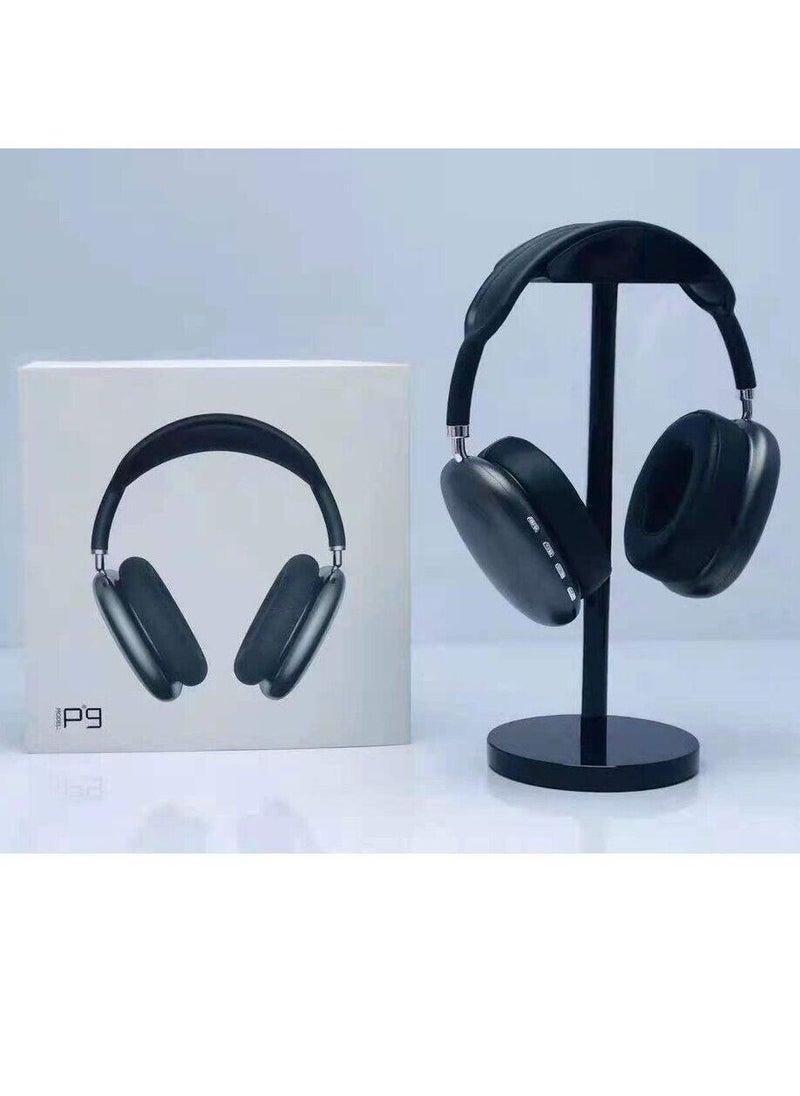 P9 P9 Bluetooth Headphones Over Ear Black  - Image 4