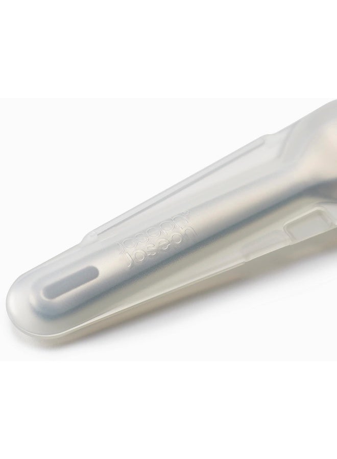 Joseph Joseph GoEat - On the Go Stainless-Steel Travel Cutlery Set for 1, Reusable Knife, Fork and Spoon Set with case for Lunch Box, Camping, Outdoor, Grey - Image 3