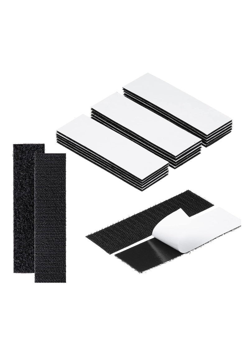 16 Pairs Double Sided Sticky Hook And Loop Tape Heavy Duty Mounting Tape Pads Extra Strong Self Adhesive Pads - Image 1