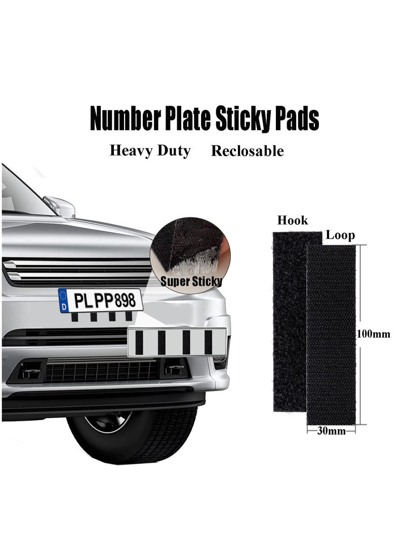 16 Pairs Double Sided Sticky Hook And Loop Tape Heavy Duty Mounting Tape Pads Extra Strong Self Adhesive Pads - Image 3