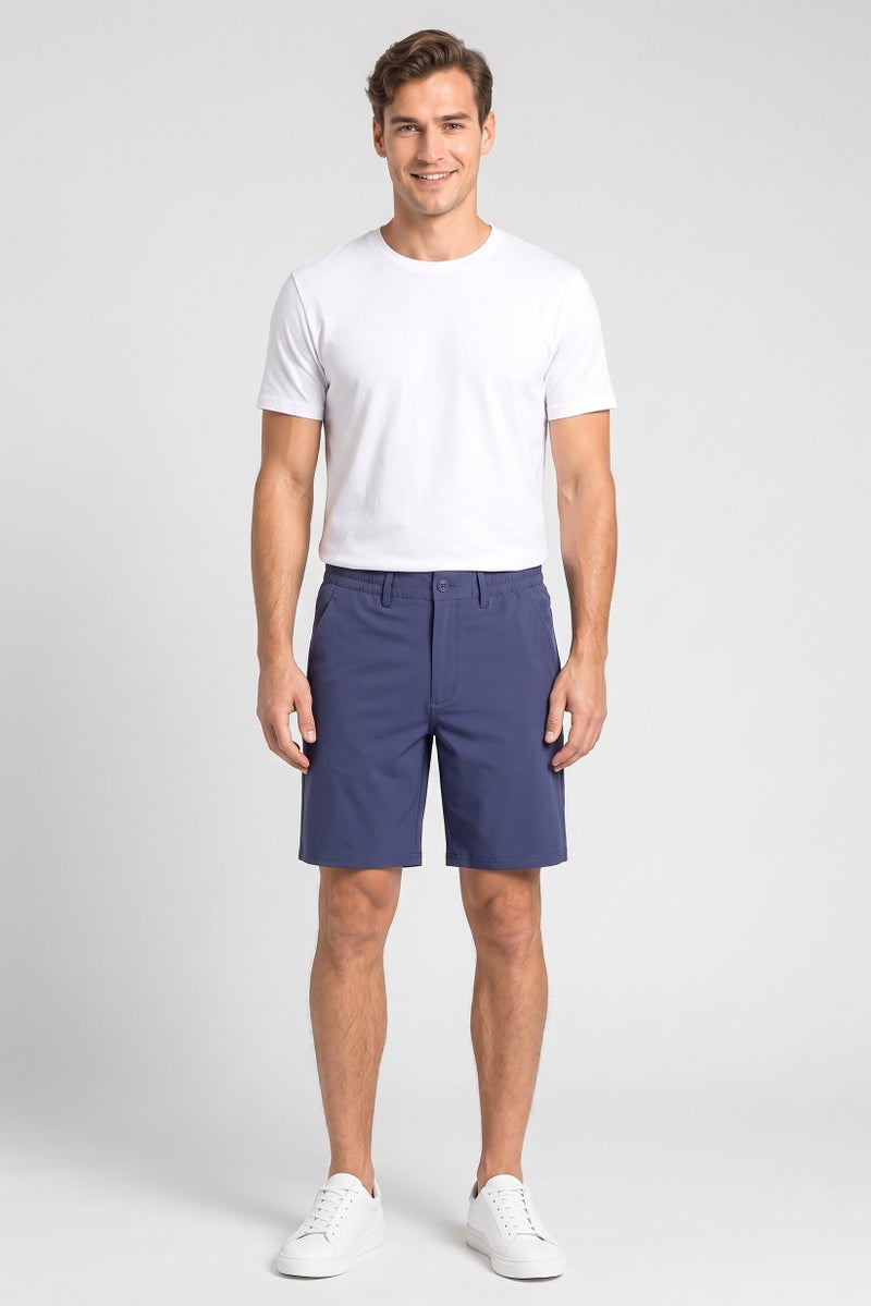 RBX Men Sportswear Fit Outdoor Shorts, Blue - Image 2