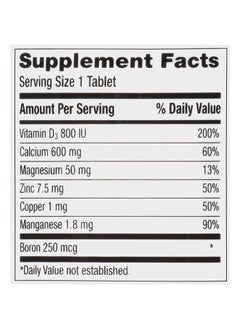 Caltrate Calcium & Vitamin D Plus Minerals, 600+D3 120 Tablets ( Pack of 1)  - Image 2