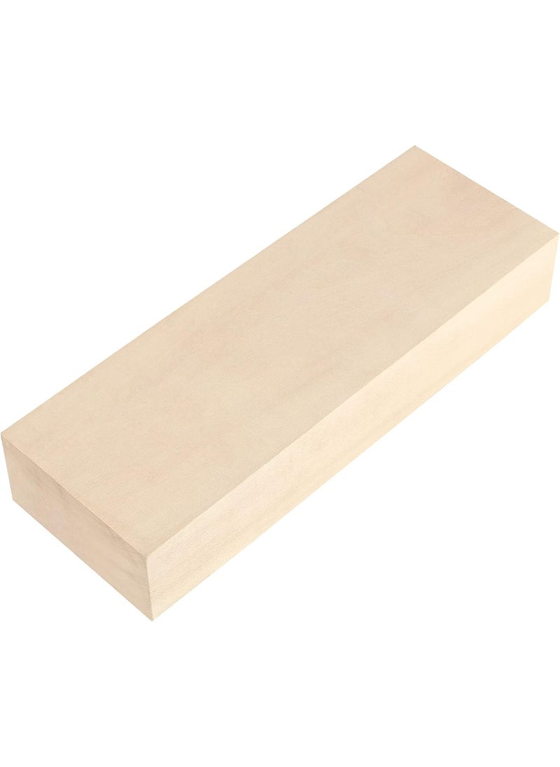 JAPCHET JAPCHET 2 Packs 10 x 35 x 17 Inch Basswood Blocks Natural Unfinished Blocks for Carving Crafting and Whittling  - Image 5