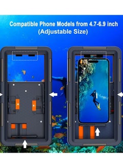 Generic IP68 Waterproof Case for IPhone 16/Plus/Pro/Pro Max,Universal Diving Underwater Phone Case,Sealed Underwater Photography Protective Cover Suitable for Swimming u0026 Snorkeling  - Image 3
