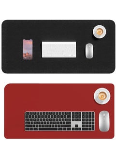 XiuWoo Double-Sided Desk Pad, Large Mouse Pad, Office Desk Mat, Non-Slip PU Leather Desk Blotter, Laptop Desk Pad, Waterproof Desk Writing Pad for Office and Home  - Image 3