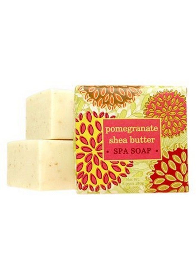 greenwich bay Exfoliating Spa Soap Shea Butter And Cocoa Butter. Blended With Loofah And Apricot Seed No Parabens No Sulfates 6.35 Oz. (3 Pack) … (Pomegranate) - Image 3
