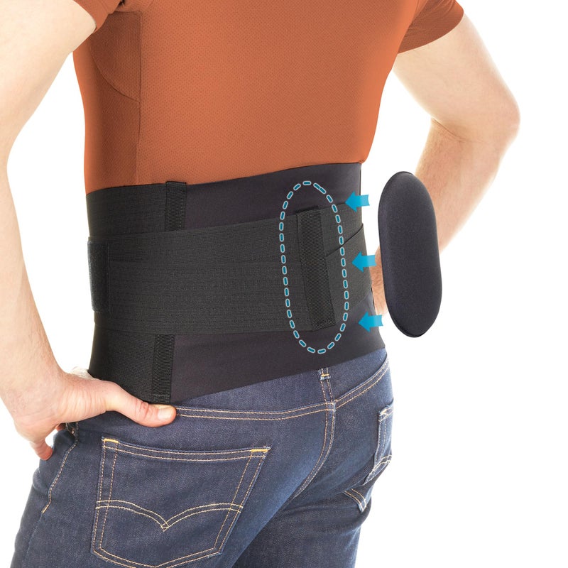 BioSkin Lumbar Support Back Brace Provides Support for Sciatica Pain Relief Herniated Discs and Back Sprains Lumbar Back Belt for Men and Women Large - Image 3