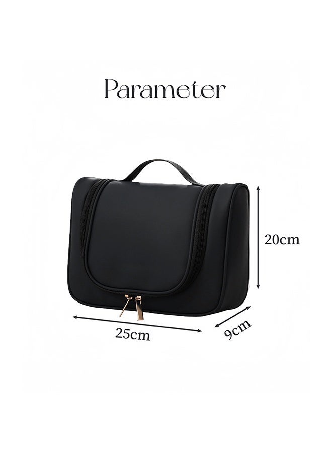 حقيبة سفر معلقة كبيرة لأدوات الزينة والمكياج | منظم حمام للرجال والنساء للكوزمتكس والإكسسوارات والأساسيات - Image 2