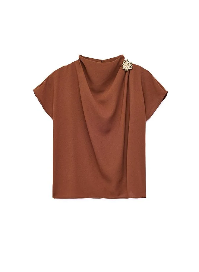 Koton  High Neck Blouse for Women | Best Price UAE