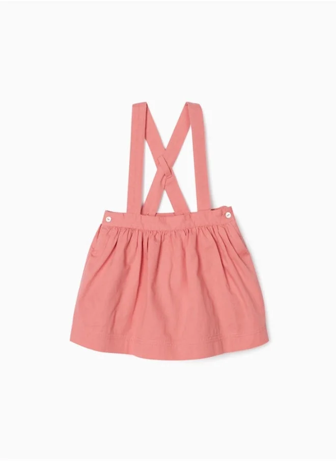 زيبي Pinafore Dress for Baby Girls, Pink