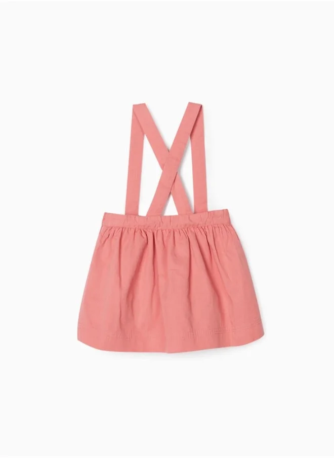 زيبي Pinafore Dress for Baby Girls, Pink