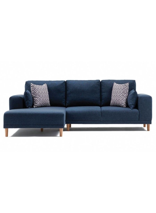 ريترو ركنة مودرن 235 سم – أزرق - Image 2