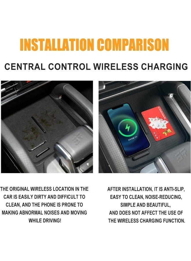 Center Console Wireless Charging Mat for Jetour T2 2025 - Image 2