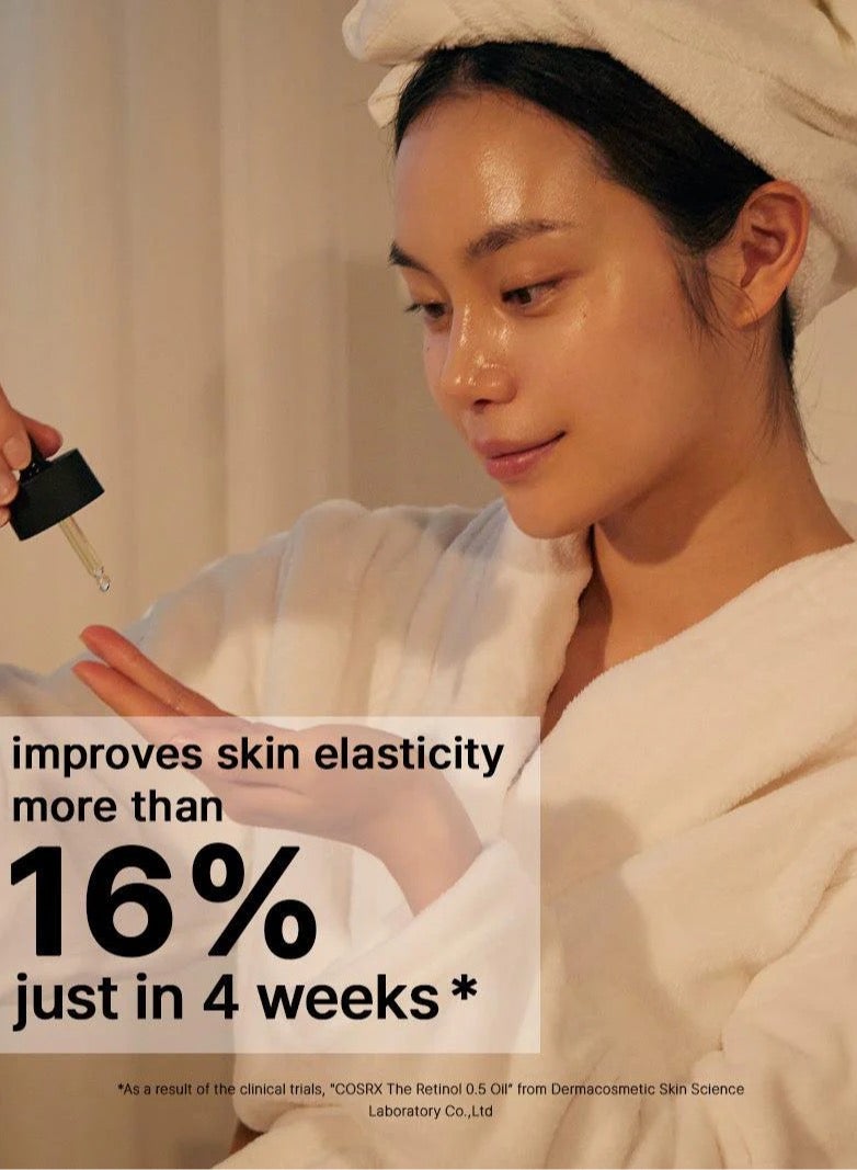 COSRX Advanced Retinol 0.5 Oil - Highly Concentrated 0.5% Pure Retinol Anti-Aging Treatment 20ml - Image 5