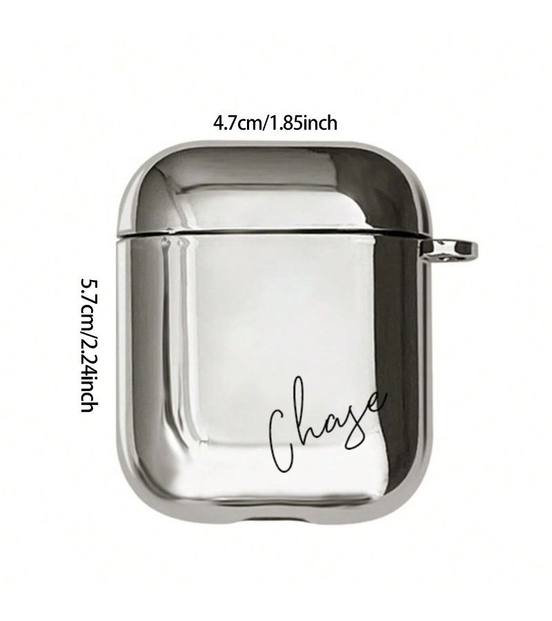 Electroplated Silver Earphone Covers for Airpods 1 2 Personalized Custom Gift - Image 5